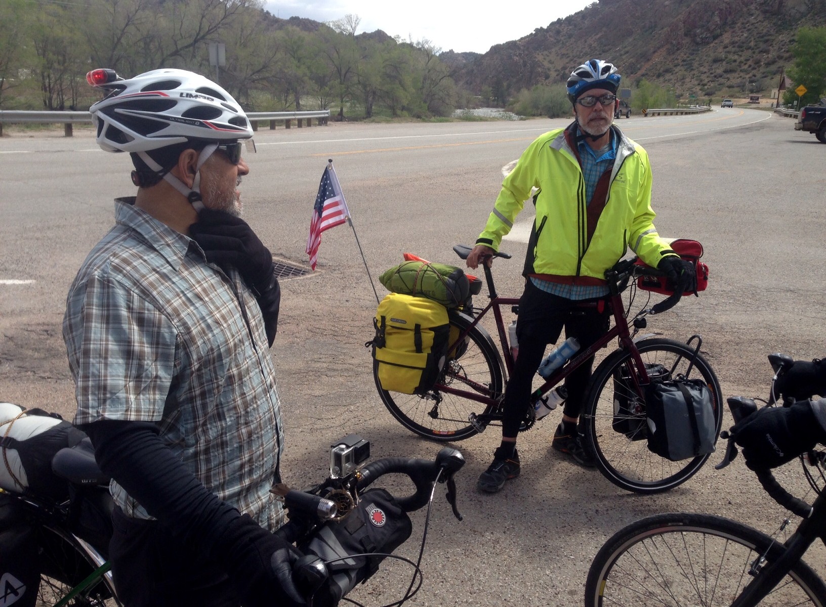 Day 8 Other Cyclists Life S A Journey Go Travel It - the morning started off with another flat right as we were leaving the hotel room luckily i noticed it on my tire before we checked out so we were able to